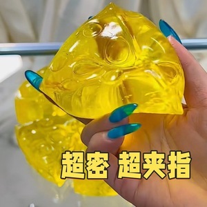 Jouet de pétrissage en forme de doigt, type 'Honey Finger', avec dispositif d'échappement et de réduction de pression, et jouet de remplissage et d'écrasement à rebond lent en maltose - Product Image 5