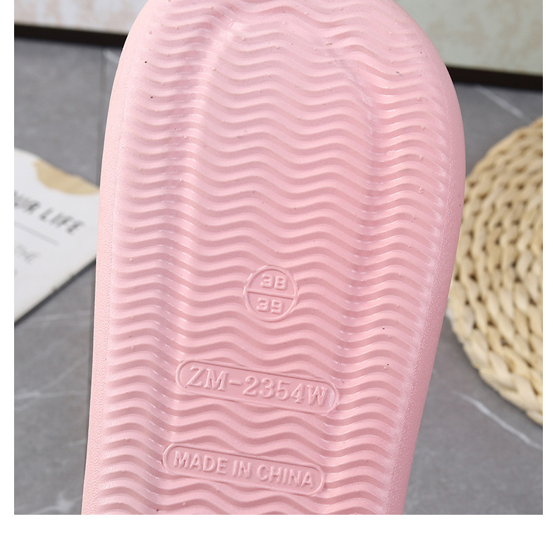 Promotional Slippers Bath Slides EVA Soft Non-slip Couple Sleepers Shoes Women Slipper