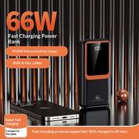Batterie externe portable 22,5 W à charge ultra-rapide, 10000 mAh, avec câble intégré, haute capacité, personnalisable avec logo – Offre Spéciale