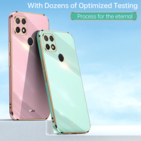 Étuis de téléphone portable respectueux de l'environnement personnalisés housses de téléphone Android Offre Spéciale en TPU nouveau pour OPPO A15 coque de téléphone électrolytique de luxe
