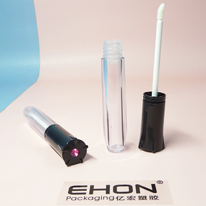 Unique Shine Rhinestone Decor Diamond Lip Gloss Packaging <b>Plastic</b> Liquid Lipstick Container Empty Lipgloss <b>Tubes</b> Makeup - Product Image 1