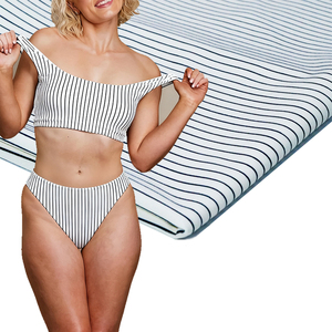 Tessuto Estivo per Costumi da Bagno con Stampa di Palme, in Poliestere Spandex, Impermeabile, Traspirante e Anti-UV - Product Image 6
