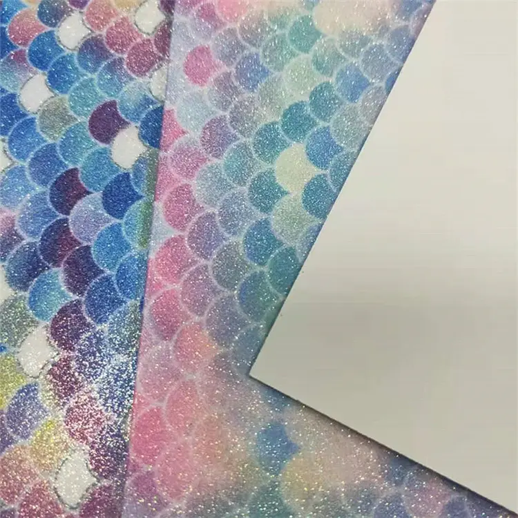 Papel de embrulho cristal brilhante do cartão da balança do glitter da fábrica