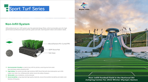 <span class=keywords><strong>Gazon</strong></span> artificiel à faible entretien sans remplissage pour terrains de football scolaires et communautaires |   <span class=keywords><strong>Gazon</strong></span> synthétique de performance sans remplissage en caoutchouc - Product Image 6