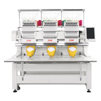 Nouvelle machine à broder numérique automatique à 1200 tr/min, 3 têtes, 12 aiguilles, pour usage domestique et commercial, machine à broder pour chapeaux