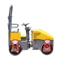 Compacteur routier mini à prix d'usine, rouleau compresseur hydraulique à double tambour, rouleau vibratoire pour asphalte