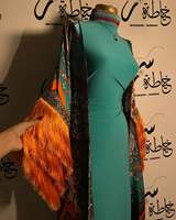 Abaya ouverte classique 2026 Eid Robe verte avancée Design exquis perlé Abaya spéciale pour fille musulmane Robe longue légère d'été Eid