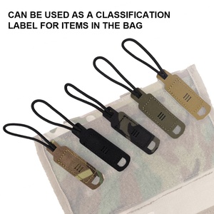 Sinairsoft Nylon 500D <b>Molle</b> Tactical Zipper Laser Cut Hunting <b>Bag</b> Accessories Hook Loop Zipper Handle Personal Defense Equipment - Product Image 6