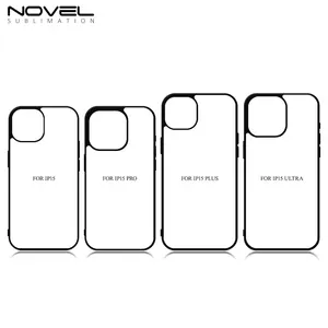 Casing ponsel 2D sublimasi polos populer untuk iPhone 15 / 15 Pro max / IP15 Pro / 15 Plus