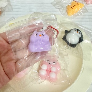 Bolsa Transparente de Expresión, Mini Dumplings Musicales de Presión con Nariz Pequeña, Colgante de Juguete Antiestrés, Regalo de Comida de Juguete, Unisex 14+ - Product Image 2