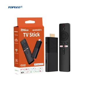 Toplex 2.4G WIFI Stick Usb Smart Tv Android 10 4K Hd Fire Alexa Suara Android Tv Stick