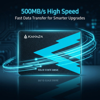Unidad de Estado Sólido Interna de Alto Rendimiento de 1 TB y 2,5 Pulgadas SATA III con Compatibilidad Universal, 500 MB/s, para Actualización de PC de Escritorio y Portátiles