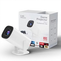 Nkiwi P30 Pro 2025 Nouveau projecteur 4K 450 Lumens 150 pouces Android 11 BT5.0 Double WiFi Mise au point manuelle LCD Portable Home Cinéma 8 Go