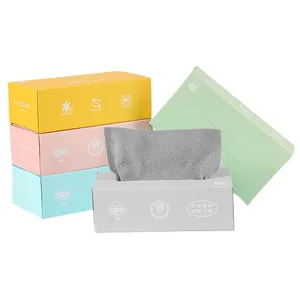 Disposable Raw Towel Microfiber Napkin Household Portable Microfiber Kitchen Woven Solid Color Towels