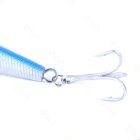 Timbal permainan besar 18cm 41g plastik ABS/logam umpan ikan kecil bibir menyelam dalam untuk umpan pancing danau Trolling-GT Tuna & Marlin