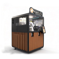Máquina Expendedora de Café Robótica Totalmente Automática con IA, Pantalla Táctil Habilitada para SDK, Gráficos Personalizados, Autolimpieza, Pago Remoto con Tarjeta de Crédito y Monedas