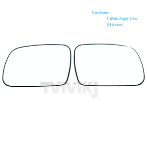 Verre de rétroviseur latéral gauche et droit pour <span class=keywords><strong>Peugeot</strong></span> <span class=keywords><strong>307</strong></span> 407 2001-2008, rétroviseur latéral chauffant, verre de rétroviseur de voiture - Product Image 2