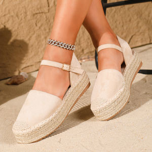 Nouvelles sandales d'été 2025 à bout fermé, couleur unie, avec boucle à bride unique, en <span class=keywords><strong>corde</strong></span> de chanvre, à <span class=keywords><strong>semelle</strong></span> épaisse, style <span class=keywords><strong>espadrilles</strong></span> de pêcheur - Product Image 3