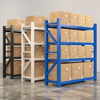 Étagères de stockage industrielles pour entrepôts, supermarchés, garages, étagères robustes