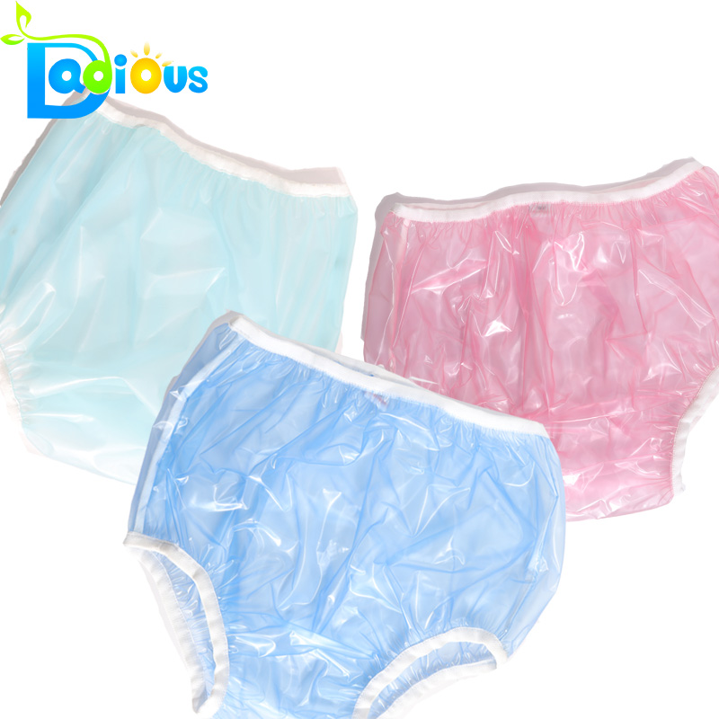 Instock PVC Pants In Adult Diapers Plastic Pants Adult Baby ABDL PVC For Cloth Diaper