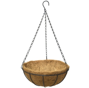 Pot de fleurs suspendu en fibre de coco biodégradable et écologique, motif dessin animé classique, pour semis et plantes de jardin domestique - Product Image 1