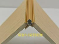 Desain Tekstur Kayu Modern Mudah Dipasang, Panel & Papan Dinding Veneer Kayu Arang Bambu / Serat Kristal Karbon Co-Extrusion