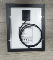 Panneau solaire rigide monocristallin PERC 5W 12V, module PV étanche pour lampe de jardin extérieure, charge de batterie, OEM ODM