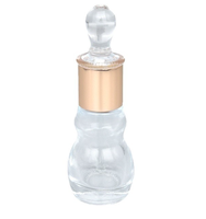 Flacon compte-gouttes en verre de 12 ml pour huile essentielle, décantation, bois d'agar et usage cosmétique