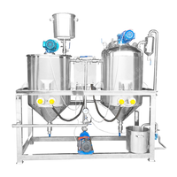Cuve d'homogénéisation et d'émulsification industrielle en acier inoxydable avec broyeur colloïdal intégré et pompe à cisaillement élevé pour crèmes, lotions et liquides