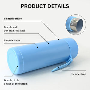 Gourde isotherme personnalisée sans BPA, 20 oz, en acier inoxydable 304 18/8, réutilisable, à double paroi, pour les voyages, 12-24 heures - Product Image 6