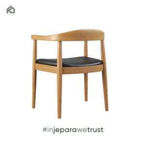 Henry <b>Chair</b> Teak wood <b>chair</b> with <b>upholstered</b> seating designed to deliver comfort elegance and lasting quality - Product Image 4