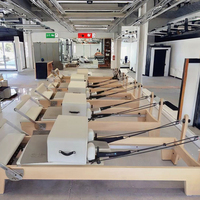 Camas de Pilates Reformer de la serie C personalizables más populares del fabricante de China Extensor de plataforma de madera de arce en uno