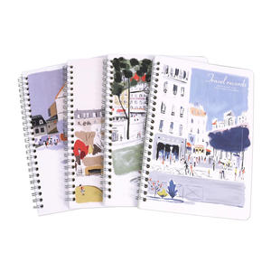 Foska scuola fornitore di cancelleria <span class=keywords><strong>4</strong></span> soggetti liscia scrittura doppia bobina Design 8mm linea spazio A5 B5 a spirale <span class=keywords><strong>Notebook</strong></span> per gli studenti - Product Image 1