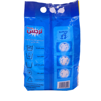 Poudre de nettoyage forte bleu blanc biodégradable écologique haute mousse poudre de lavage Portable pratique pour vêtements vêtements