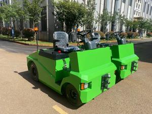 3000kg 4000kg 8000kg 전기 견인 트럭 좌석형 배터리 공항 수하물 견인 트랙터 - Product Image 4