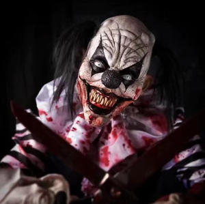 Masque de Clown Effrayant en Latex pour Halloween, Tête Chauve, Clowns Maléfiques, <span class=keywords><strong>Masques</strong></span> de Fête d'Horreur - Product Image 1
