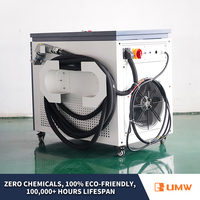 Nettoyeur laser à fibre, machine de nettoyage laser pour l'élimination de l'oxyde d'aluminium sur l'acier avec double tête oscillante DDP