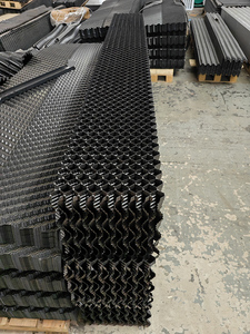 Relleno de PVC corrugado de onda cruzada de 300/610 mm de ancho, Relleno de PVC de onda oblicua de contracorriente para torres de enfriamiento - Product Image 4