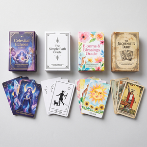 Cartas del Tarot Oculto con Borde Dorado, Impresión <span class=keywords><strong>de</strong></span> Primera Calidad, Lámina Negra Mate, Fabricación <span class=keywords><strong>de</strong></span> Mazos <span class=keywords><strong>de</strong></span> Oráculos, Marca Espiritual Personalizada OEM - Product Image 6