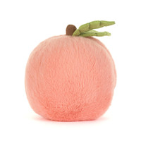 Peluche Jelly Cat Mignonne Rose Pêche, Série Amuseables, Jouets en Peluche Alimentaires, Poupées Douces Pêche Amuseables, Cadeau Parfait pour Anniversaire