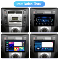 Radio para Auto Android de 9 Pulgadas con DSP y Soporte para CarPlay para Yaris Vios 2005-2012, Sistema de Navegación GPS Estéreo con Pantalla OLED