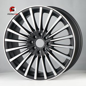 Aluminum Passenger Car Silver Black Alloy Wheel <strong>17</strong> <strong>Inch</strong> Broken Size Deep Lip Classic Race Car Alloy Wheel <strong>Rims</strong> Rines Factory - Product Image 2