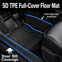 Tapis de sol de voiture TPE 5D 7D sur mesure durables, imperméables, écologiques, sans odeur et antidérapants pour Toyota RAV4 Hybrid 2026