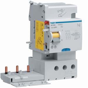 BH363N Personnalisable avec bloc différentiel Hagers 3P 30 mA 63 -hi 3m - Product Image 1