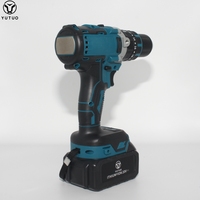 YUTUO Grossiste chinois – Perceuse-visseuse à percussion sans fil portable 18V 21V avec batterie au lithium, 80 Nm, ensemble d'outils électriques portatifs