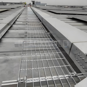 현대 25mm 스테인레스 스틸 아연 도금 산책로 격자 최고의 가격 금속 건축 자재 바닥 금속 그릴 - Product Image 2