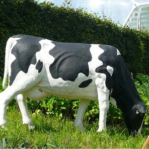 Decoration Animal Cow <strong>Life</strong> <strong>Size</strong> Fiberglass <strong>Statue</strong> for Park - Product Image 4