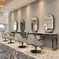 Table miroir en verre multi-application Salon de coiffure Hôtel de beauté Supermarché Cuisine École Blanchisserie Entrepôt Salon Salle de bain