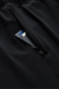 กางเกงออกกำลังกายผู้ชายแบบแห้งเร็ว 5 นิ้ว พร้อมซับในในตัว กระเป๋าซิปซ่อน และห่วงแขวนผ้าขนหนู ผ้าเนื้อยืดสูง - Product Image 6