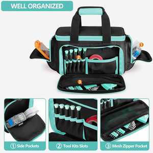 Sac à dos de style tactique en denim de grande taille, capacité de 85 L, fermeture à glissière, design durable pour le travail, les sports et les voyages - Product Image 2